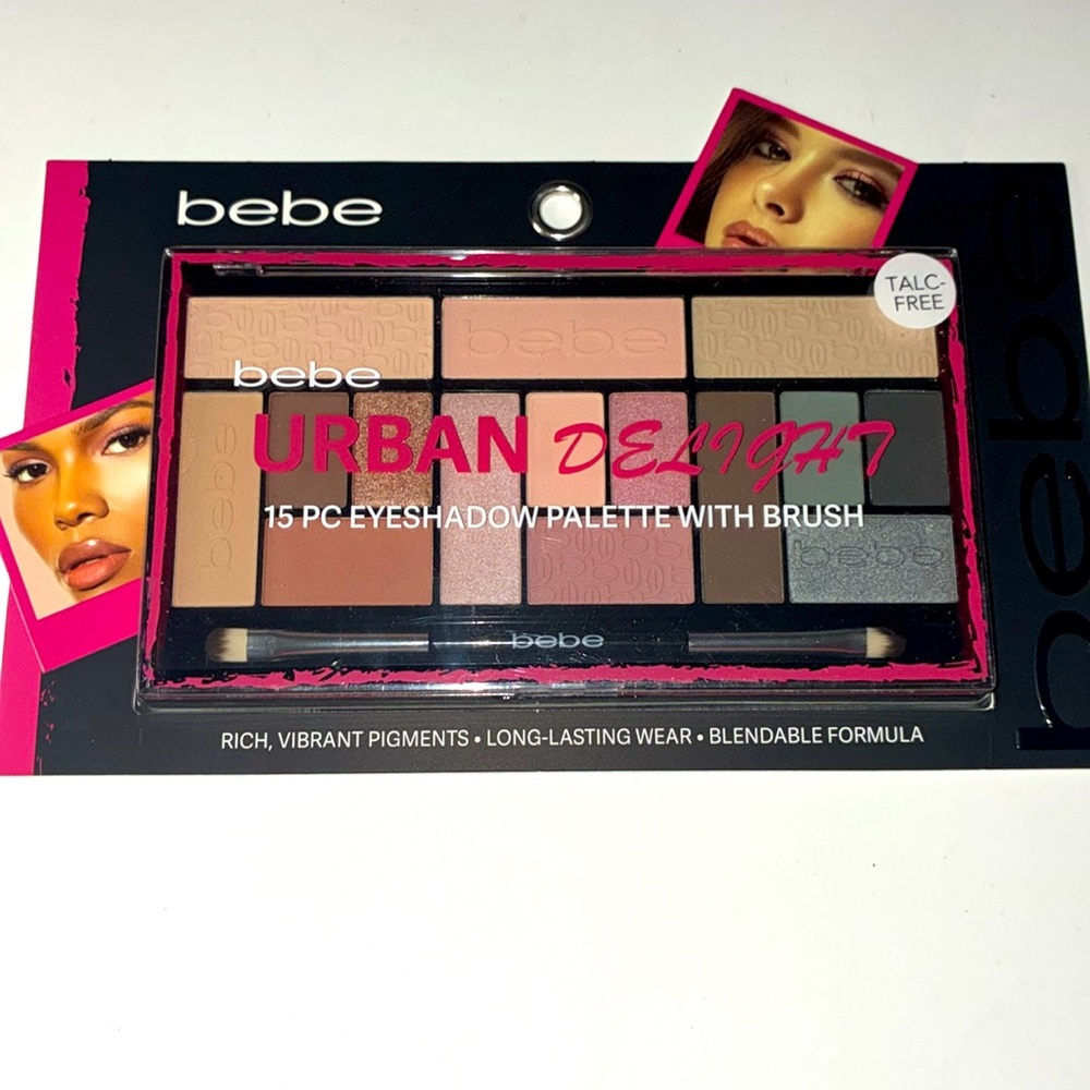 bebe 15-Piece Eyeshadow Palette – Urban Delight